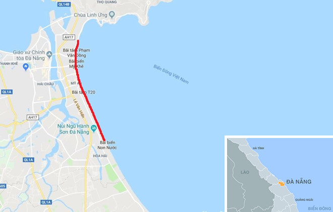 Hơn[-]8[-]km[-]bờ[-]biển[-]Đ&agrave;[-]Nẵng[-]ngập[-]r&aacute;c[-]sau[-]mưa